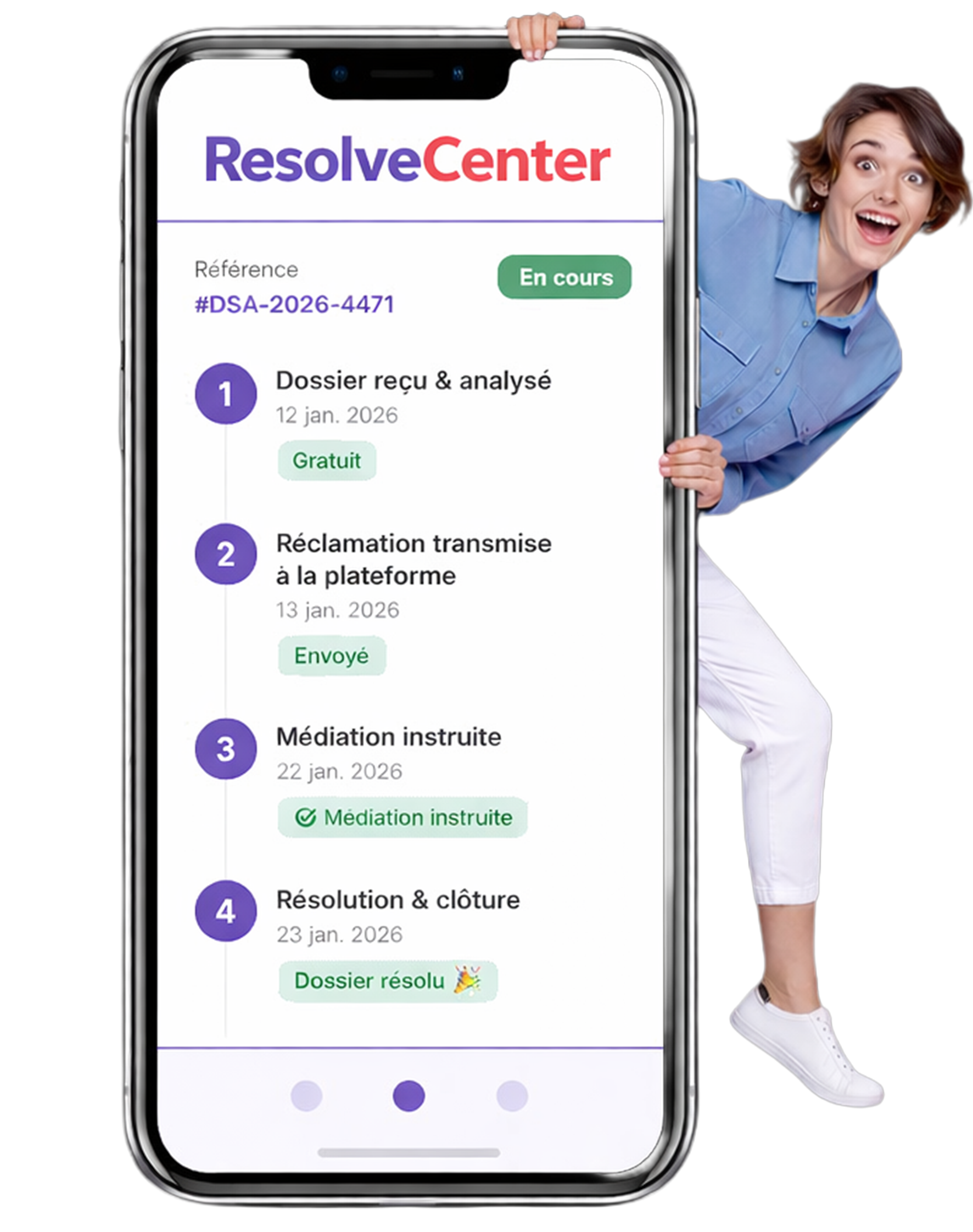Resolve Center app